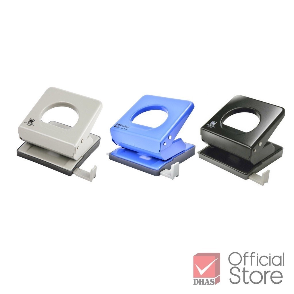 Elephant เครื่องเจาะรูกระดาษ เครื่องเจาะกระดาษ No.DP-540 จำนวน 1 ชิ้น (คละสี)