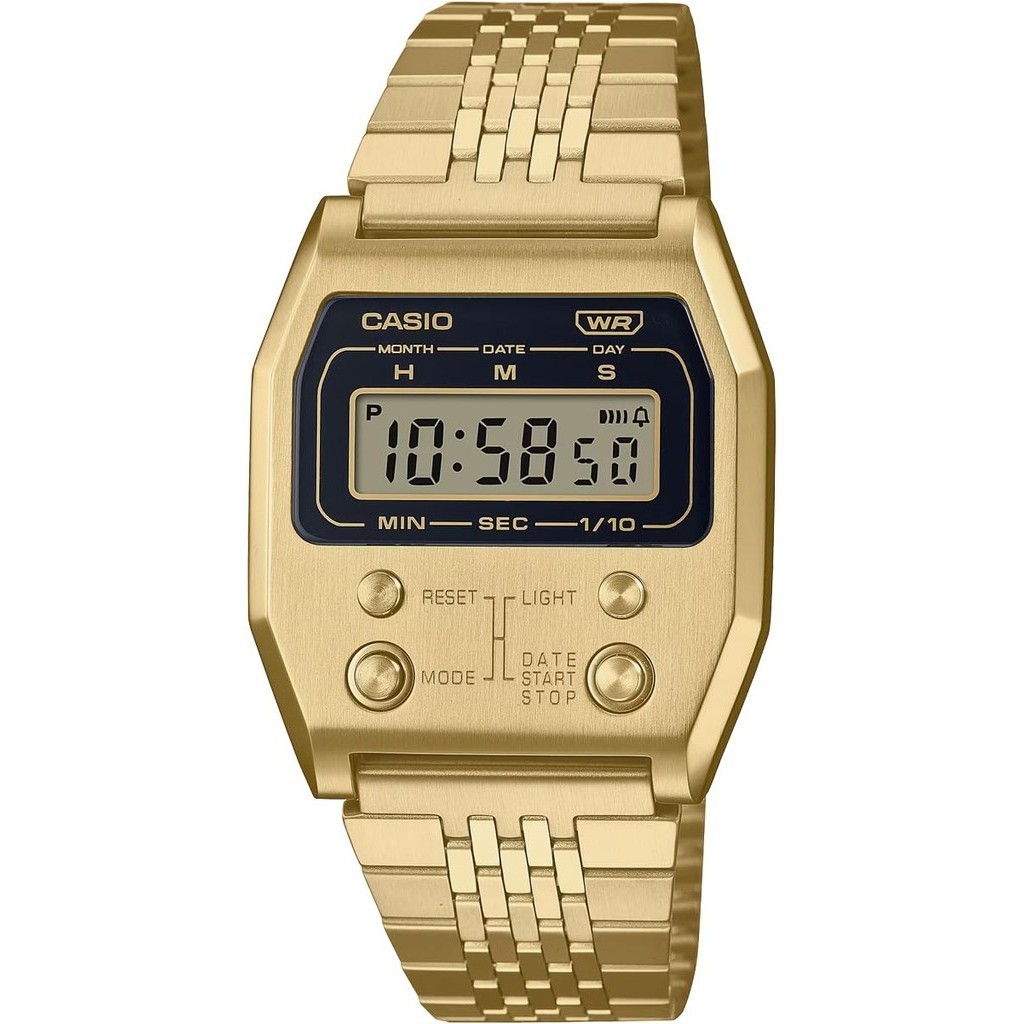 [Direct Japan] [Casio] CASIO Digital Watch Vintage Series Reprint Design A1100G-5 Unisex Gold Overseas Model [Parallel Import]