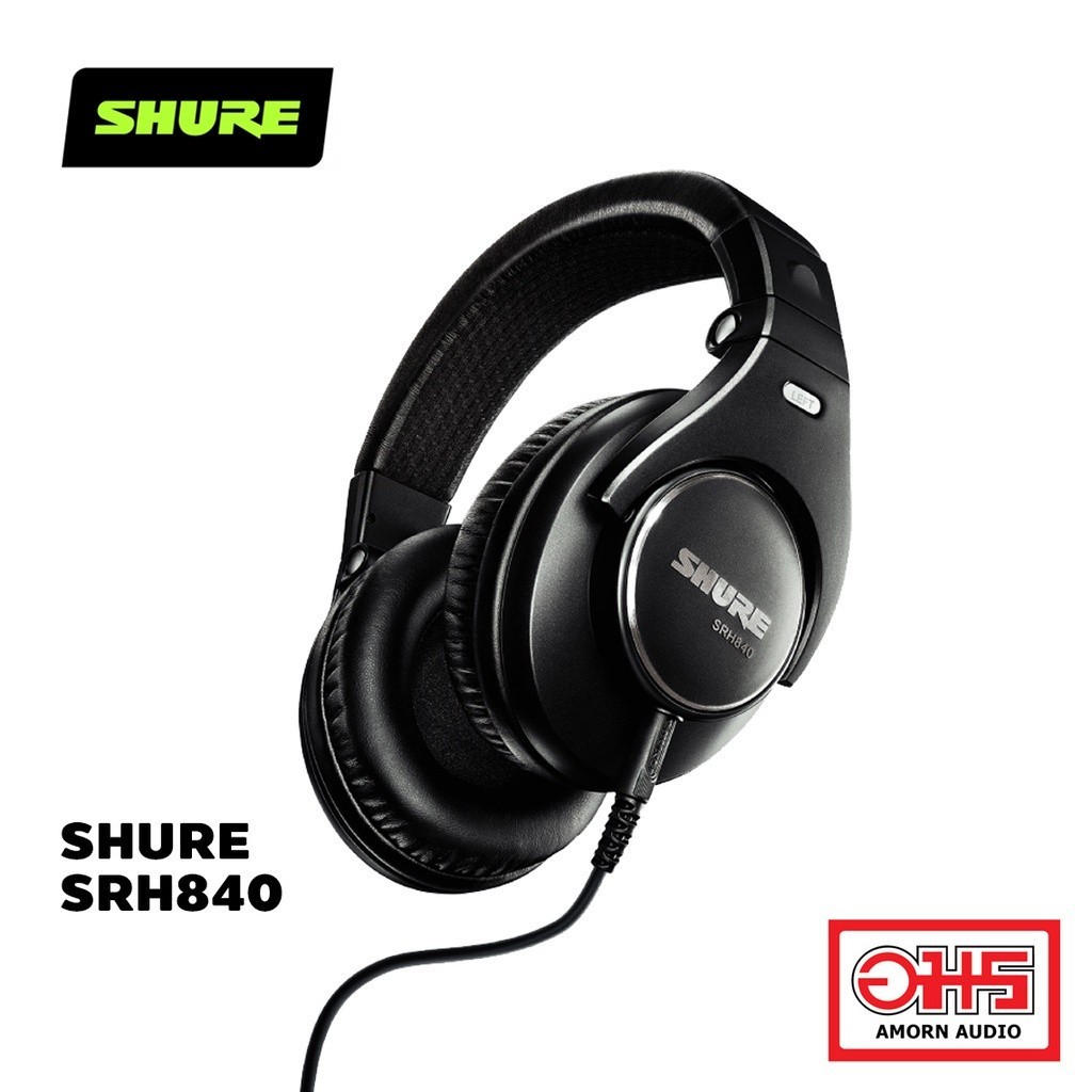 SHURE SRH840-A หูฟัง Professional Monitoring ถูกพัฒนาให้เหมาะสำหรับ Sound Engineer และนักดนตรี