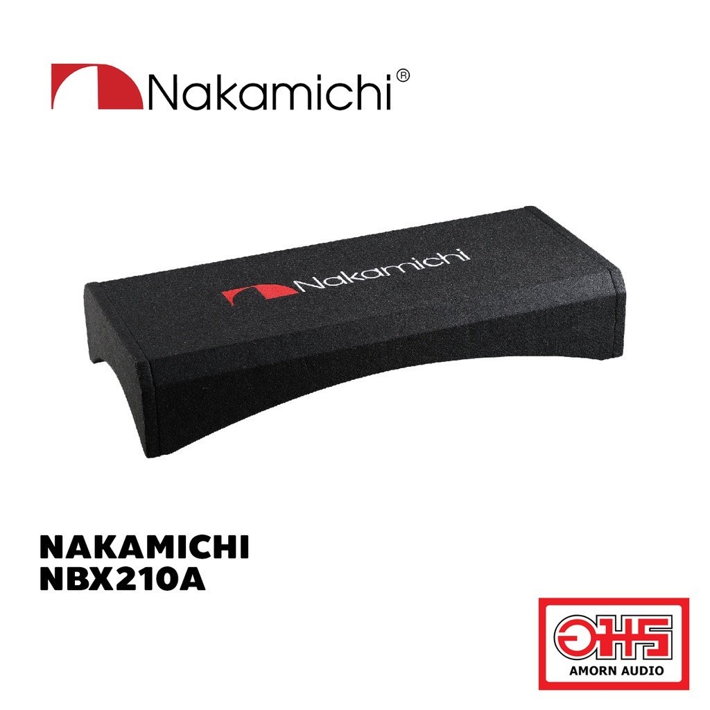 NAKAMICHI NBX210A Subwoofer Box ซับตู้  ดอกซับวูฟเฟอร์ 10” นิ้ว 2 ดอก มีแอมป์ในตัว AMORNAUDIO