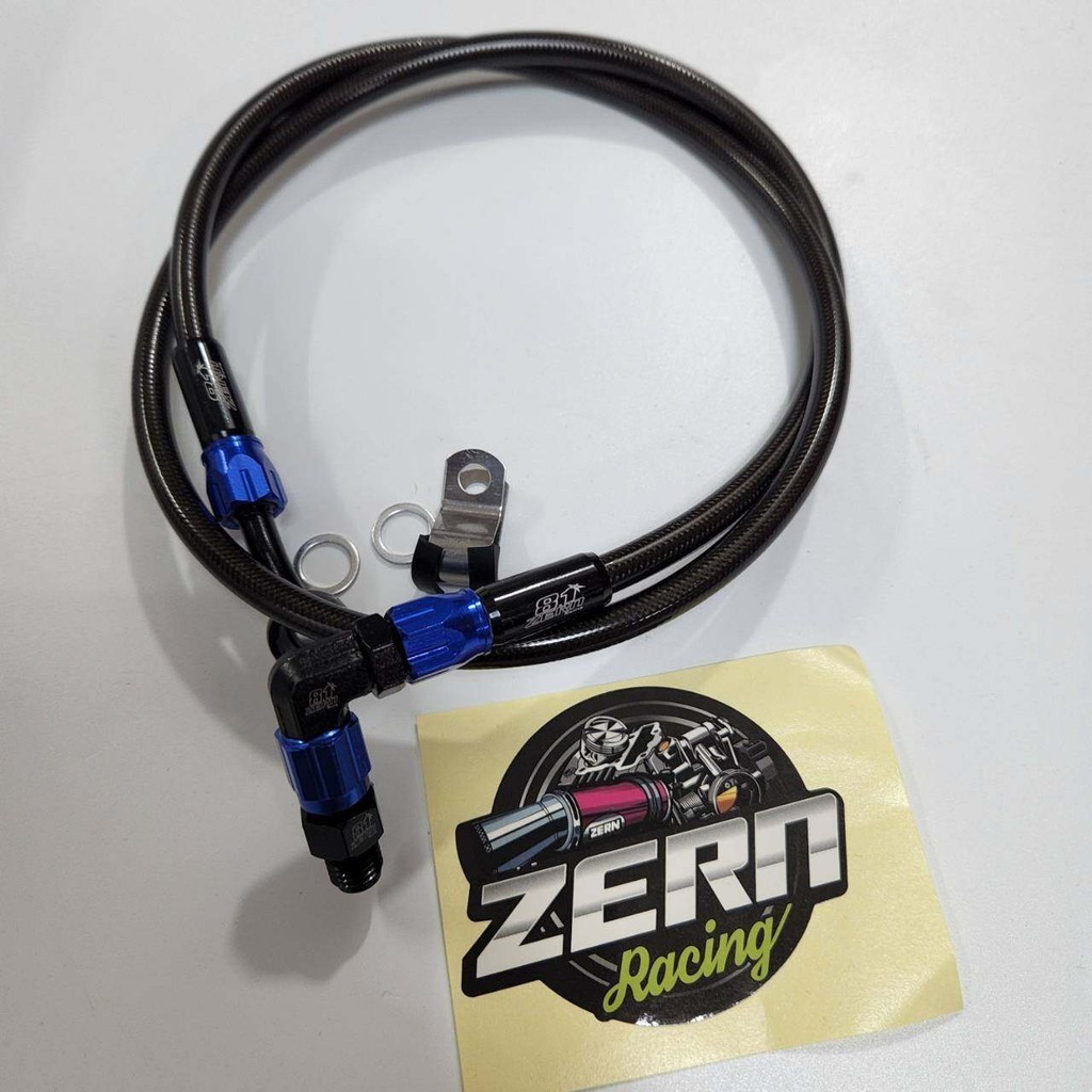ZERN8.1 สายเบรค สีน้ำเงินหัวฟันเฟือง หัว90 ยาว 36 นิ้ว เวฟ110i , เวฟ125 , ซุปเปอร์คัพ , โซนิค , เทน่า , ls แถมสติ๊กเกอร