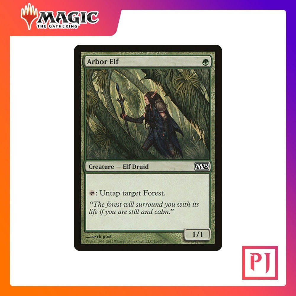 [MTG] Arbor Elf [M13] [GREEN] [COMMON] [NORMAL] [ENG] (การ์ดเมจิค / Magic the Gathering)