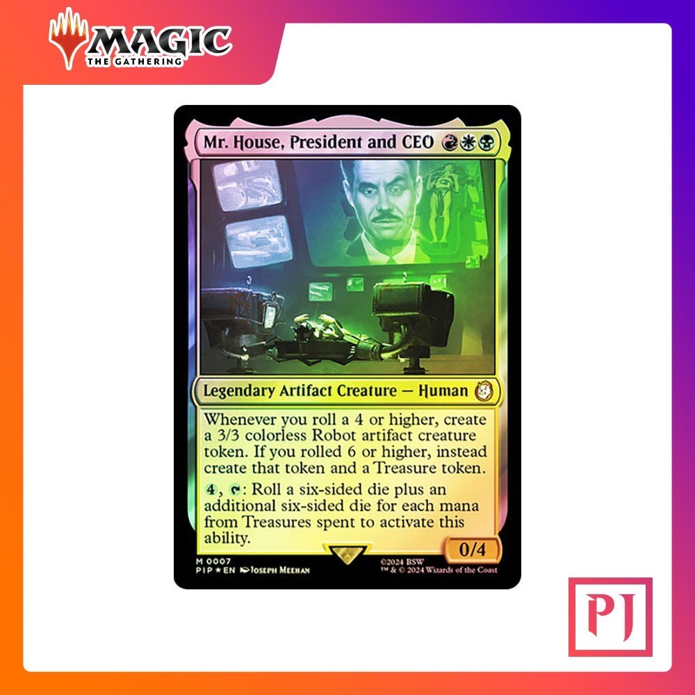 [MTG] Mr. House, President and CEO - Fallout Commander [PIP] [MULTI] [MYTHIC] [FOIL] [ENG] (Magic the Gathering)