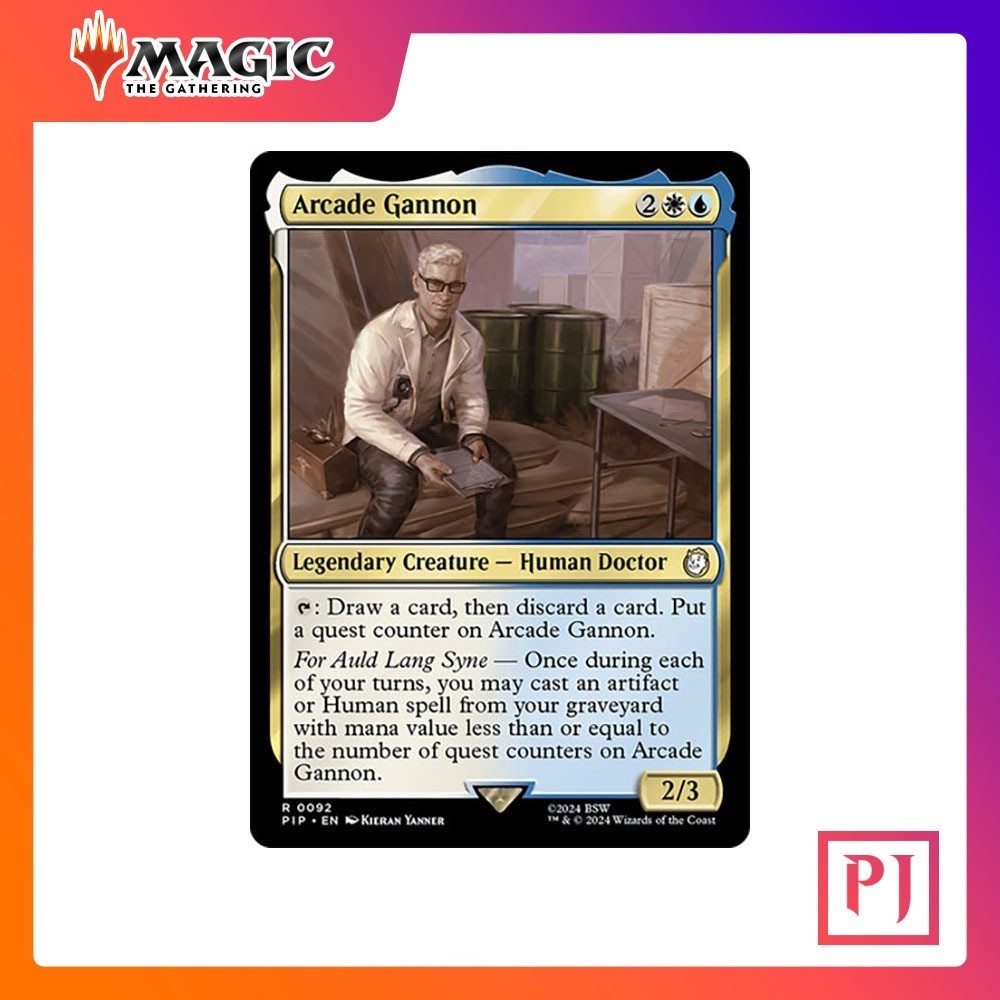 [MTG] Arcade Gannon - Fallout Commander [PIP] [MULTI] [RARE] [NORMAL] [ENG] (Magic the Gathering)