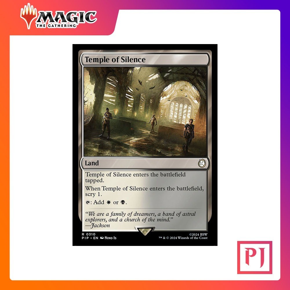 [MTG] Temple of Silence – Fallout Commander [PIP] [LAND] [RARE] [NORMAL] [ENG] (Magic the Gathering)