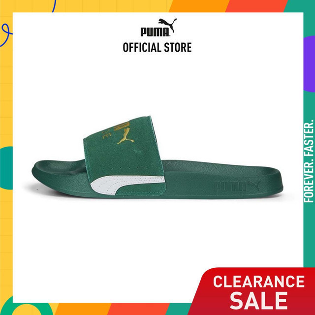 PUMA BASICS - รองเท้าแตะ Leadcat 2.0 Suede Classic Sandals สีเขียว - FTW - 38487210