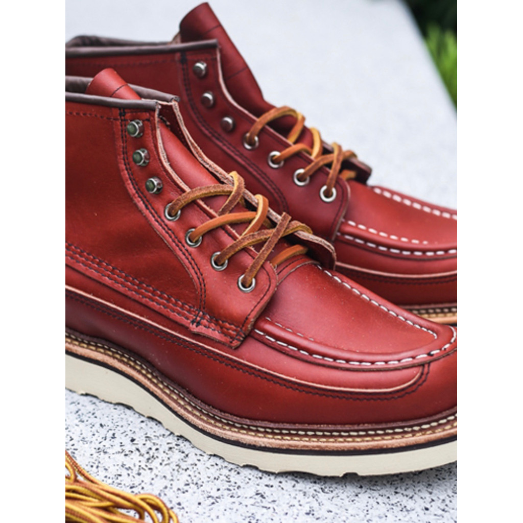 red wing. Irish setter sport boot 8.5 9851รุ่น 9851 จะใช้หนัง Oro Russet “Portage” leather จะออกโทนส