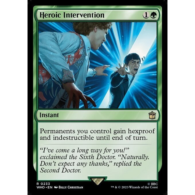 [ Universes Beyond Doctor Who] - [WHO] - [Heroic Intervention] - (R) - [2023]
