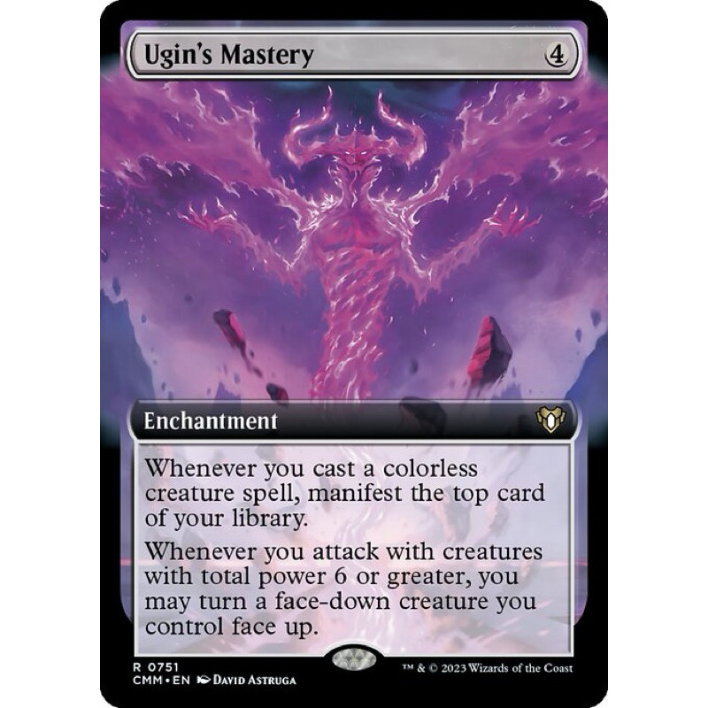 [ Commander Masters] - [CMM] - [Ugin’s Mastery] [Extended Art] - (R) - [2023]