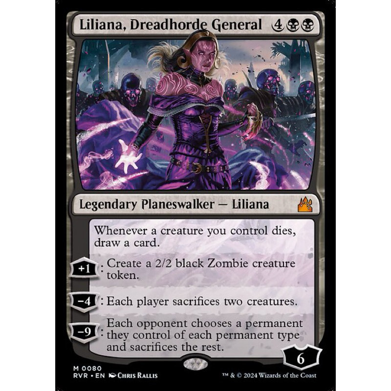 [Ravnica Remastered] - [RVR] - [Liliana, Dreadhorde General] - (M) - [2024]