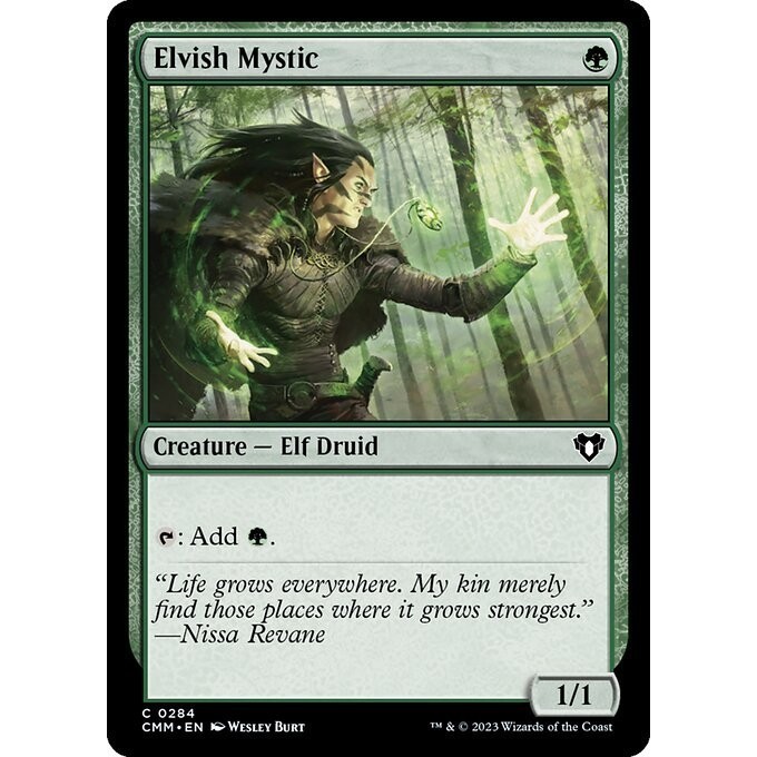 [Commander Masters] - [CMM] - [Elvish Mystic] - (C) - [2023]