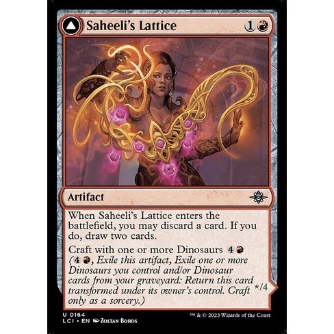 [The Lost Caverns of Ixalan] - [LCI] - (U) - [Saheeli's Lattice] -  [2023]