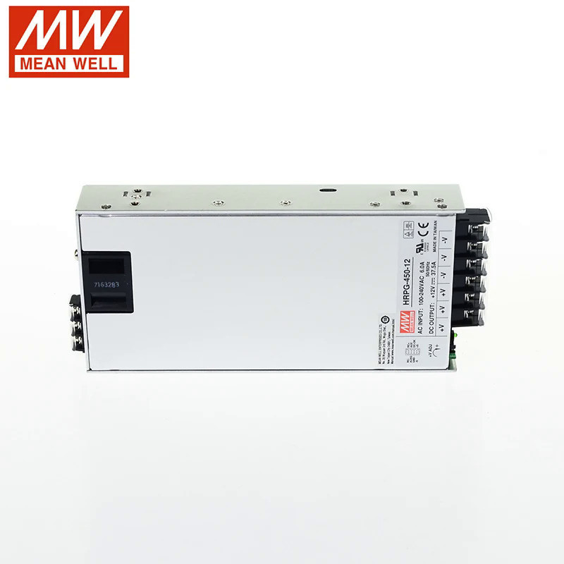 ✦MEAN WELL HRPG-450-12 450W 12V Switching Power Supply 110V/220VAC ถึง12V DC 37.5A 450W Meanwell หม้อแปลงไฟฟ้า PFC