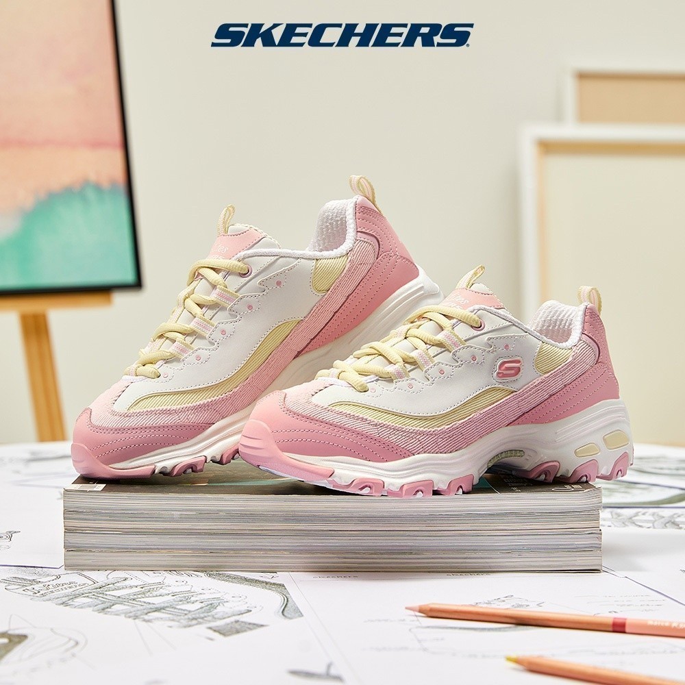 Skechers สเก็ตเชอร์ส รองเท้า ผู้หญิง Sport D'Lites 1.0 Shoes - 149906-PKYL
