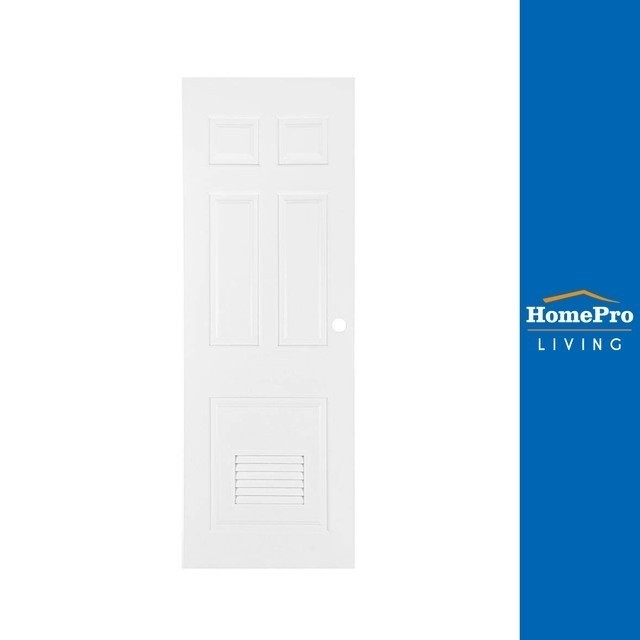 HomePro ประตูห้องน้ำ UPVC PZ6 70x200 ซม. สีขาว แบรนด์ AZLE