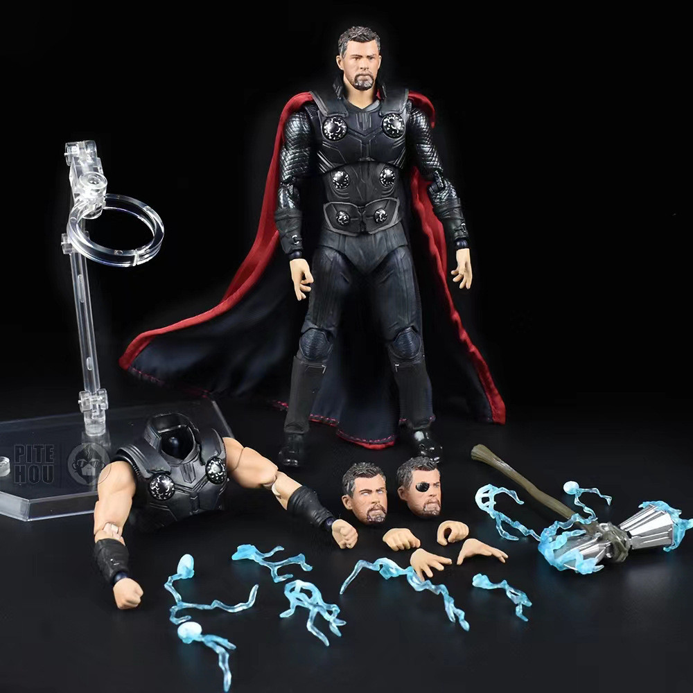 Marvel Avengers Thor4Movable Joint Hand-Made Model Toys Doll Unlimited Battle SoltorSHF