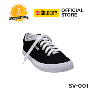 GOLDCITY รองเท้าผ้าใบ แฟชั่น แบบผูกเชือก UNISEX ใส่สบาย น้ำหนักเบา กันลื่น (37-45) รุ่น SV001
