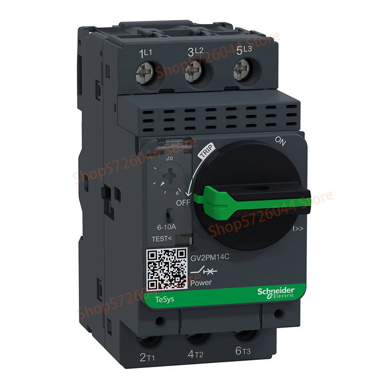 ใหม่ Thermomagnetic Circuit Breaker สำหรับ GV2มอเตอร์ GV2P14 GV2PM14C GV2PM14 GV2-PM14C 6.0-