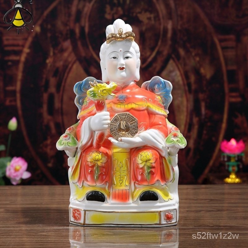 แม่ที่ไม่มีชีวิต Taishan ยาย Lishan แม่ Lishan รูปปั้น Bixia Yuanjun เครื่องประดับฮวงจุ้ยพระพุทธรูป 