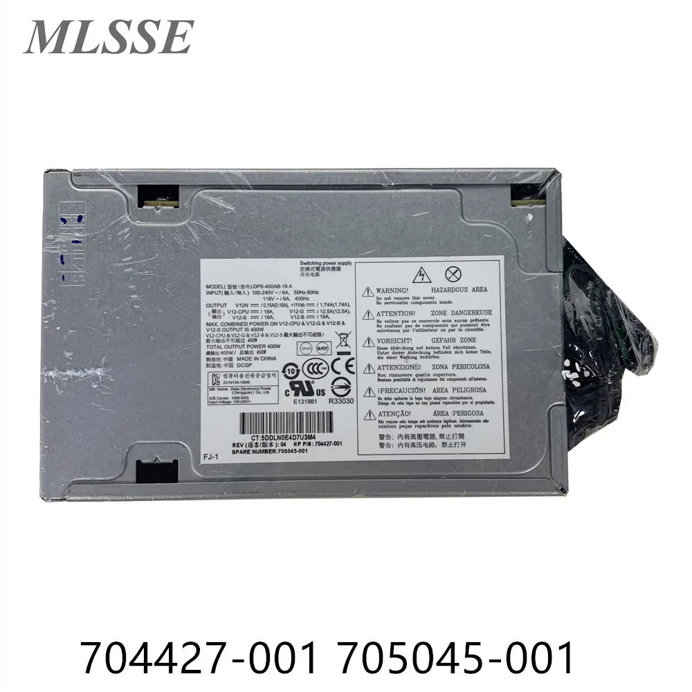 ใหม่เดิมสำหรับ HP Z230 CMT 400วัตต์สก์ท็อปพาวเวอร์ซัพพลาย704427-001 705045-001 DPS-400AB-19 A เรืออย
