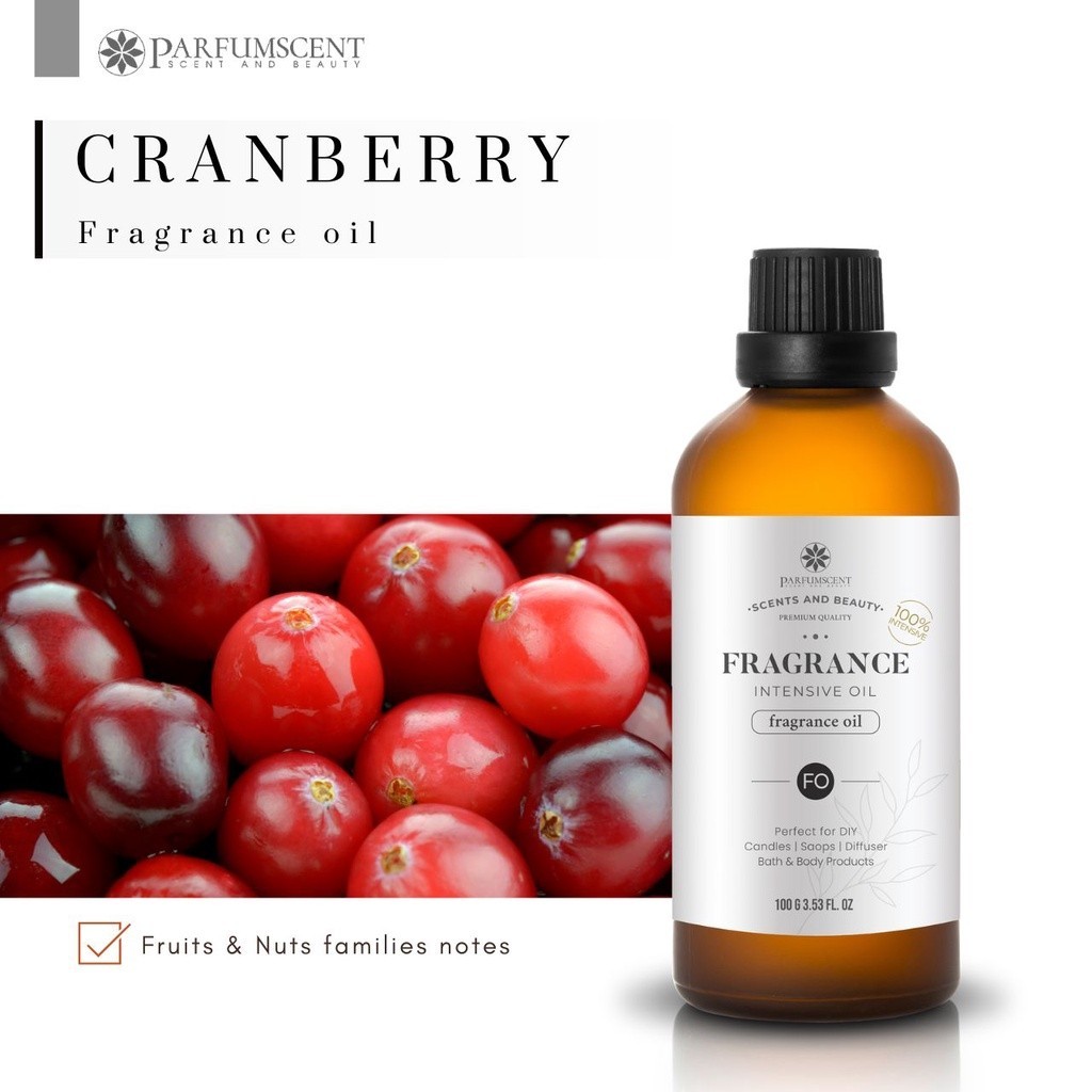 PARFUMSCENT หัวน้ำหอม Cranberry Fragrance Oil
