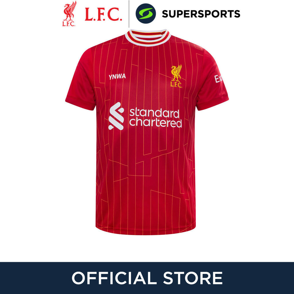 LIVERPOOL FOOTBALL CLUB เสื้อเชียร์ผู้ชายทีมลิเวอร์พูล ชุดเหย้า เกรด Supporter ฤดูกาล 2024/25