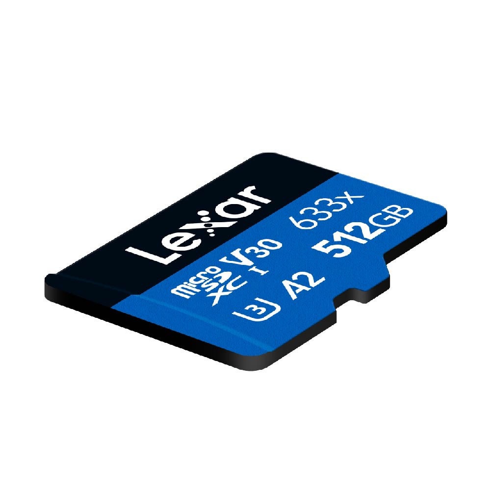การ์ดหน่วยความจำ ไมโครเอสดีการ์ด LEXAR 633X MICROSD CARD 512GB WADAPTER RW100/70MB/S (LSDMI512BB633A)_6