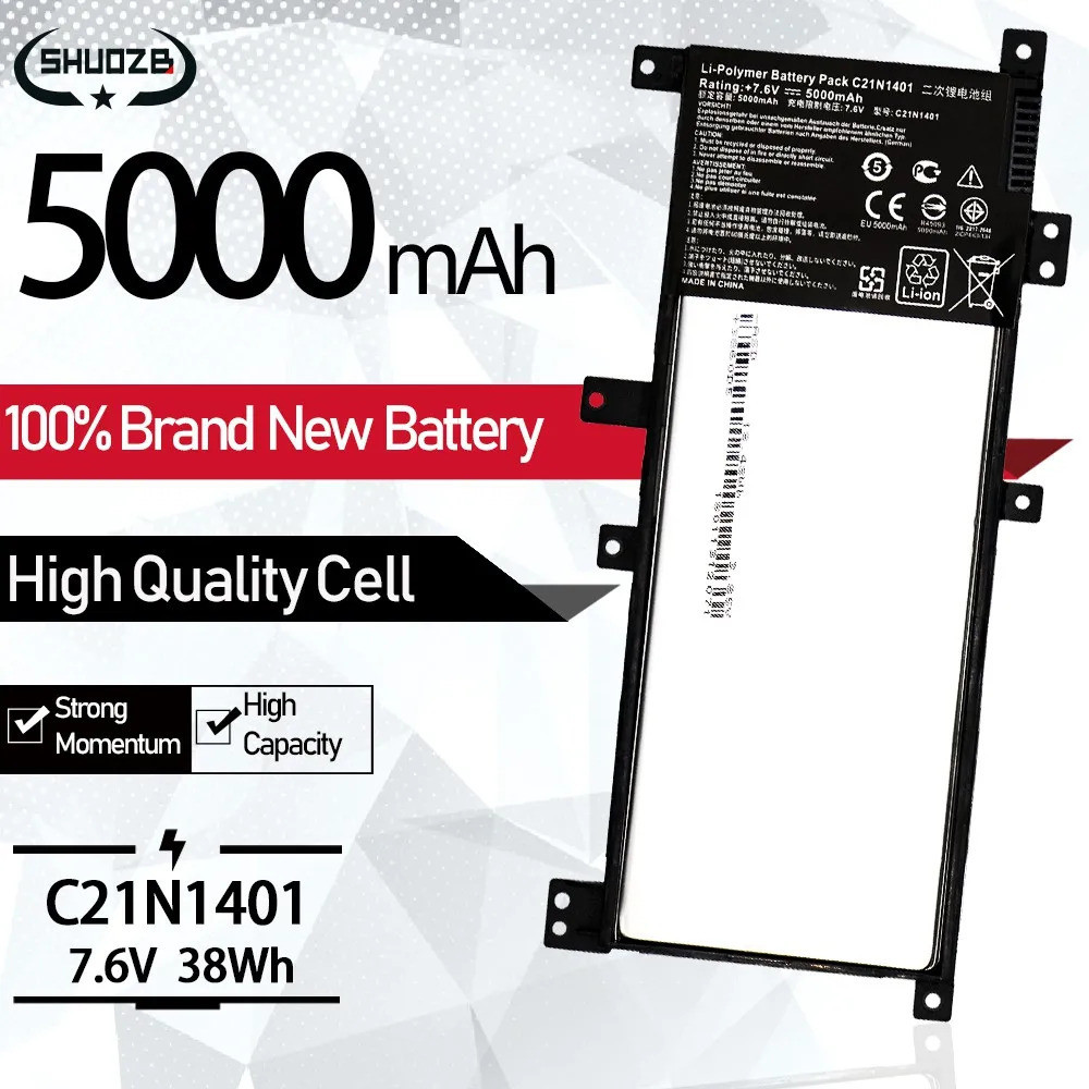 New C21N1401 Laptop Battery For ASUS X455L X455LA X455LD X455LF X455LN F455L F455LD R455LD Y483L Y48