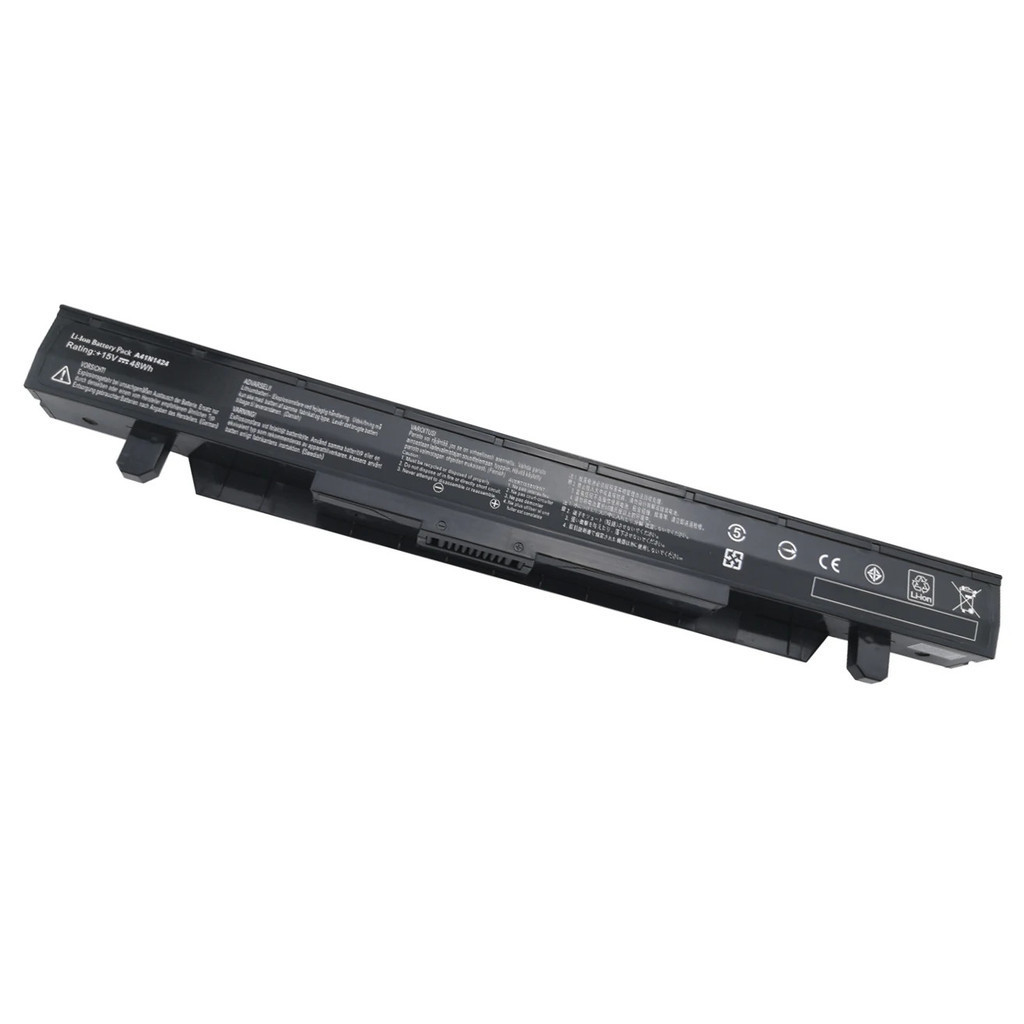 48wh 3200MAh แบตเตอรี่แล็ปท็อป A41N1424สำหรับ Asus GL552 GL552VW GL552J ZX50V ZX50VW X55LM2H Fit Not