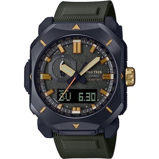 JDM WATCH ★  นาฬิกา CASIO Pro Trek PRW-6900Y-3JF พลังงานแสงอาทิตย์ 10 ATM วางจำหน่ายปี 2022 ตัวเรือน