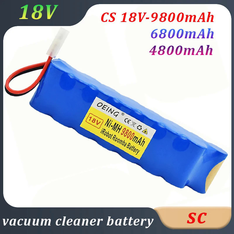 CS 9800MAh 18V Ni-MH แบตเตอรี่สำหรับ-Rowenta เครื่องดูดฝุ่น RH8771สำหรับ-Tefal Cyclone Extreme เครื่
