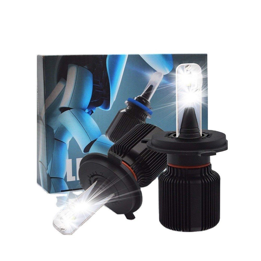 Kingstars J1 CSP Led Headlights H4 LED Car Headlight Bulb Hi-Lo Beam 20W 4000LM 6500K 9-32V J1 headl