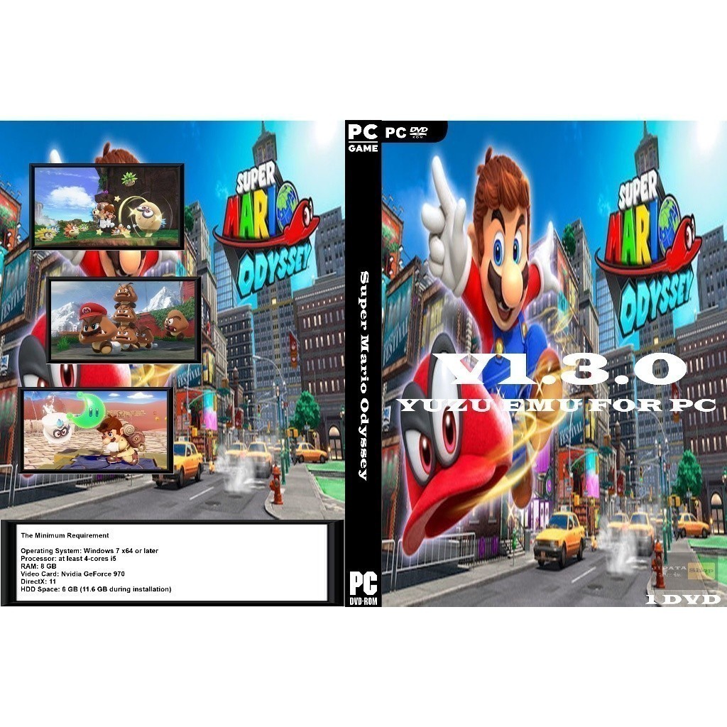 แผ่น Game PC Super Mario Odyssey (1DVD)