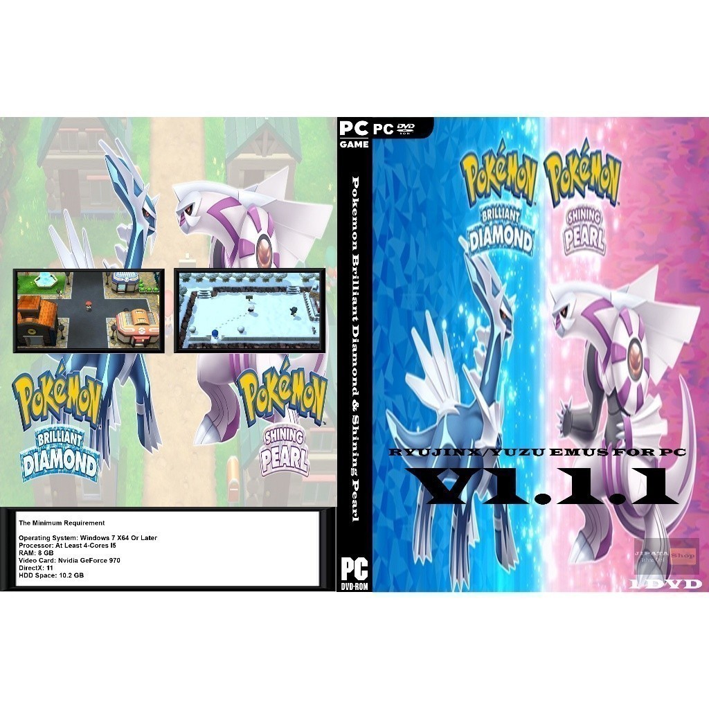 แผ่น Game PC Pokemon Brilliant Diamond and Shining Pearl (1DVD)