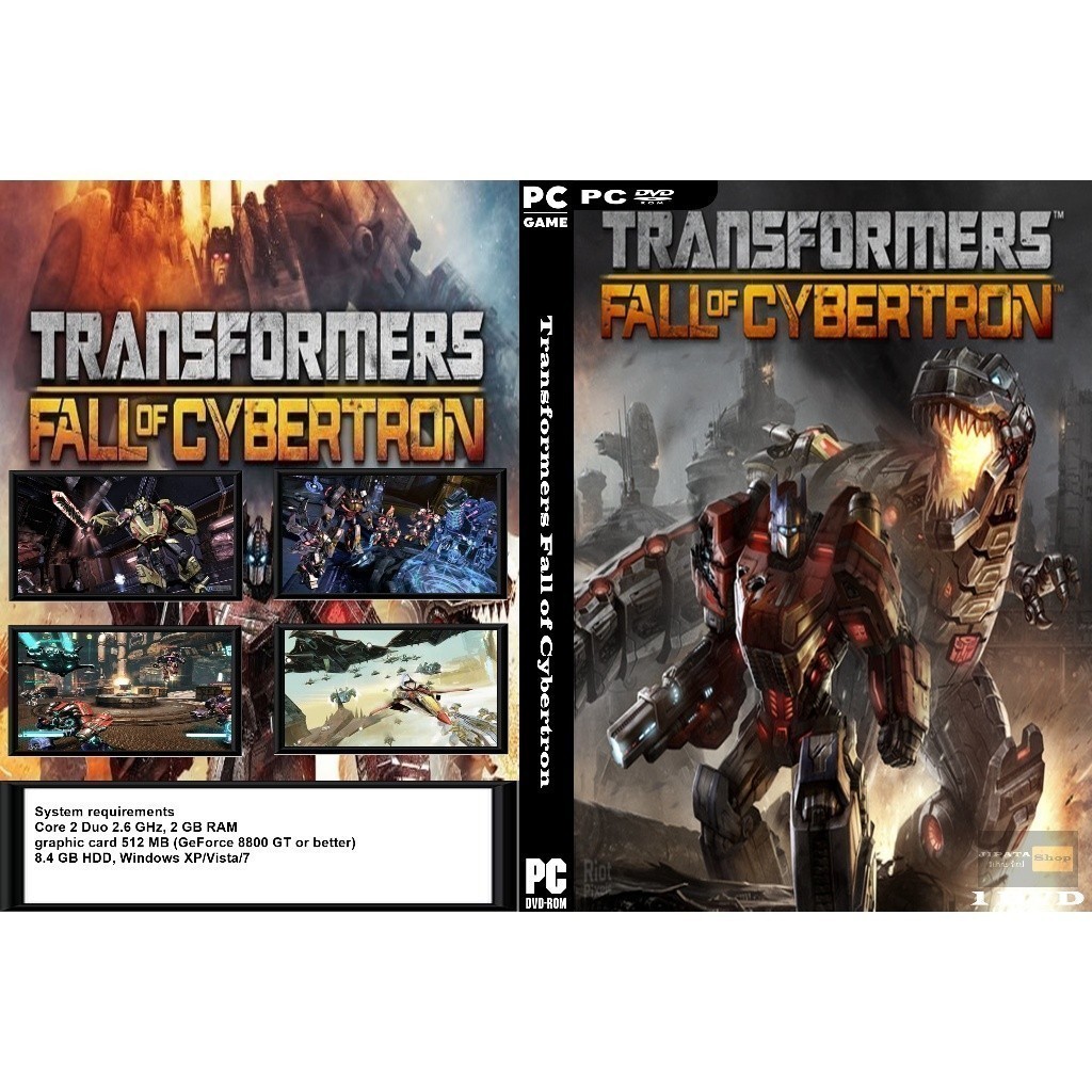 แผ่น Game PC Transformers Fall of Cybertron (1DVD)
