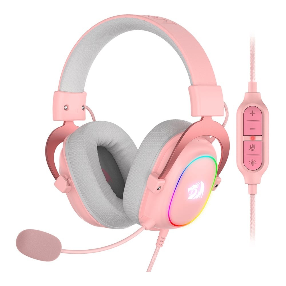 HEADSET (หูฟัง) REDRAGON H510 ZEUS-X RGB (PINK) //