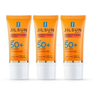 [ส่งฟรี] 3 หลอด ครีมกันแดด Dr.JiLL สูตรปกปิด เนื้อแมท JILSUN Perfect Cover SPF50+ PA++++ 20 mL.