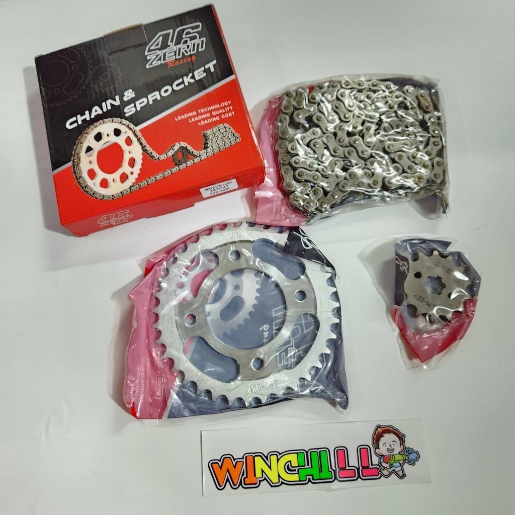 ZERN46 ชุดโซ่สเตอร์ เดิมติดรถ 428 14-36-108L WAVE110i / WAVE125S / WAVE125R / WAVE100S 2005 / WAVE125ไฟเลี้ยวบังลม / WA
