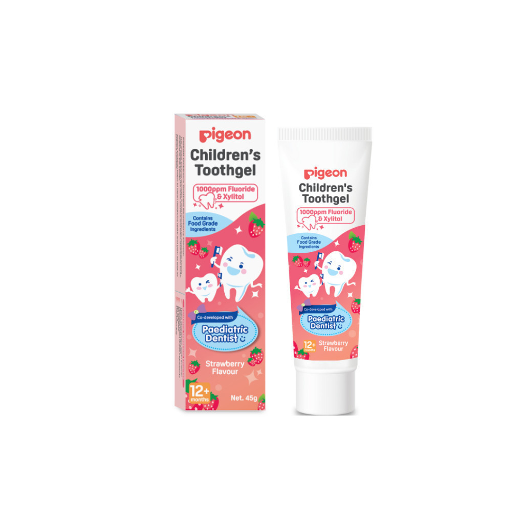 [สินค้าสมนาคุณงดจำหน่าย]พีเจ้น ยาสีฟันชนิดเจล 1000 PPM สำหรับเด็ก รสสตรอว์เบอร์
