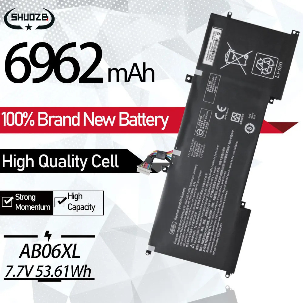 AB06XL HSTNN-DB8C TPN-I128 901247-855 921408-2C1 Battery For HP ENVY 13-AD000 13-AD019TU 13-AD020TU 