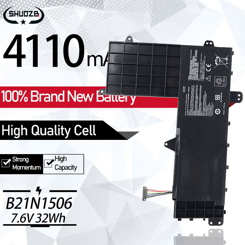 New B21N1506 0B200-01430700 Laptop Battery For Asus EeeBook E502M E502MA E502SA E502NA E502NV X502NA