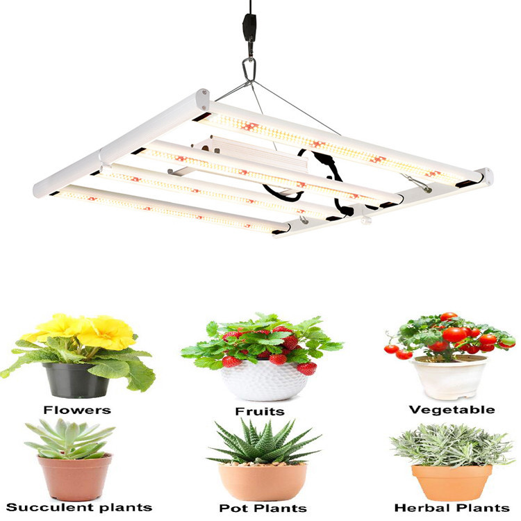 China manufacturer 240W foldable LED grow light dimmable bars Samsung LM281B full spectrum grow lamp