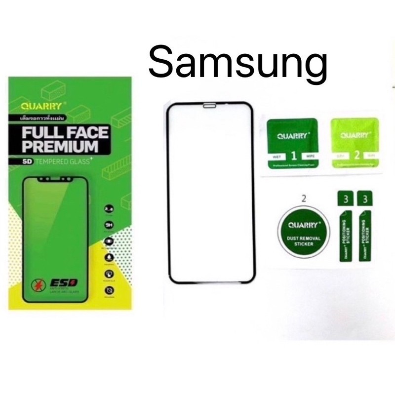 🇹🇭[ส่งจากไทย ]ฟิล์มกระจกเต็มจอ กาวเต็มขอบดำ  For Samsung A6 2018/ A7 2018/ A8 2018/ A9 2018/ A9 2018