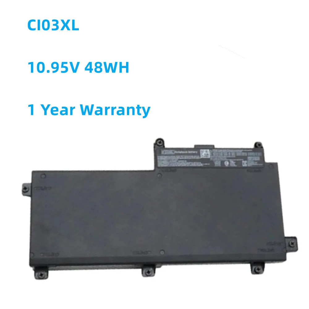 CI03XL 10.95V 48WH แบตเตอรี่แล็ปท็อปสำหรับ HP ProBook 640 645 650 655 G2 Series CI03 CIO3 HSTNN-UB6Q
