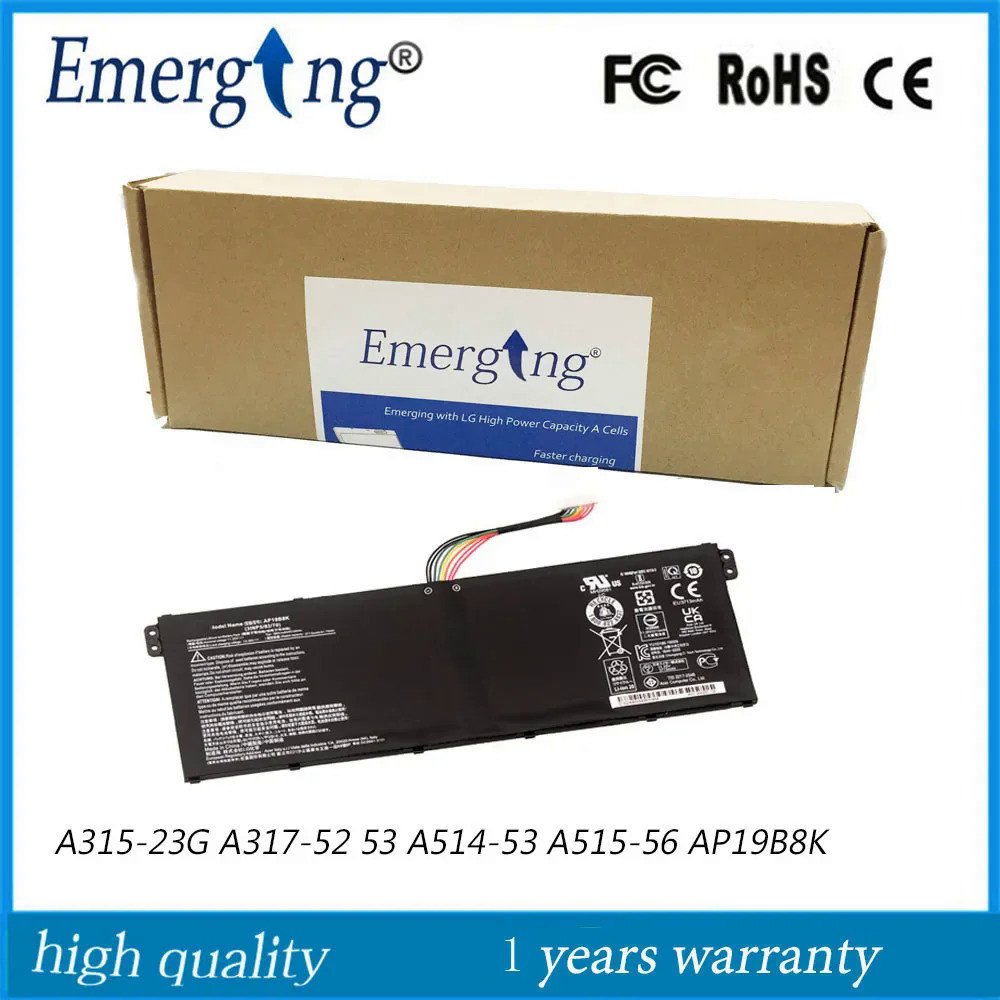 11.25V AP19B8K แบตเตอรี่แล็ปท็อปสำหรับ Acer Swift 3 SF314-42 Aspire 5 A514-54G-50Q7 KT.0030G.022/82/