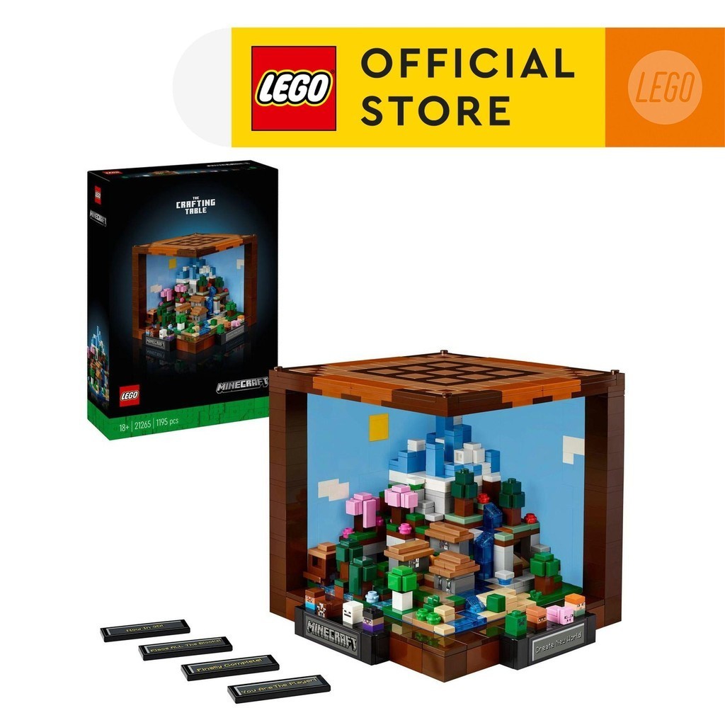 LEGO Minecraft 21265 The Crafting Table (1195 Pieces)