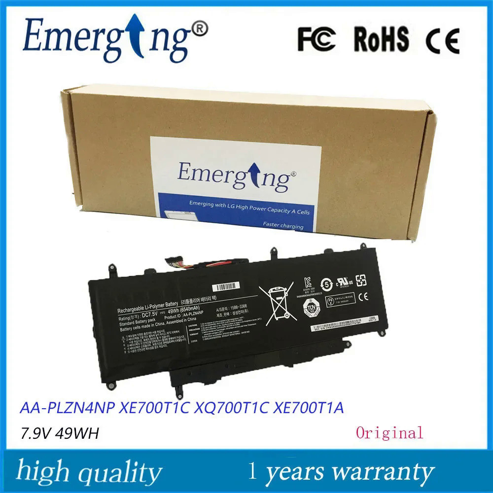 7.5V 49Wh 6540MAh แบตเตอรี่แล็ปท็อปใหม่สำหรับ Samsung ATIV PRO AA-PLZN4NP XE700T1C XQ700T1C XQ700T1C