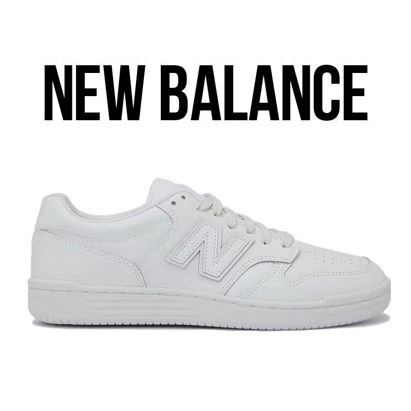 New Balance 480 Unisex Sneakers- White