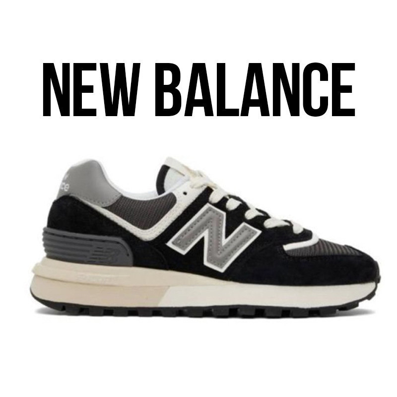 New Balance U574LGG1 Black White 100% Original