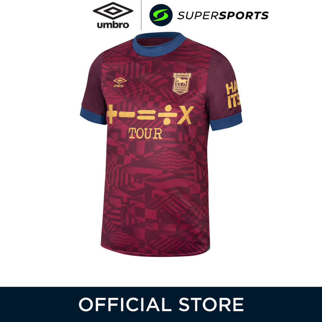 UMBRO เสื้อแข่งผู้ชายทีมอิปสวิช ทาวน์ ชุดเยือน ฤดูกาล 2024/25